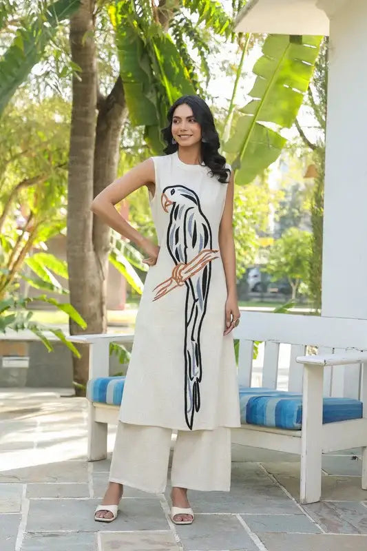 Parrot Whisper Cotton Flex Co-ord Set