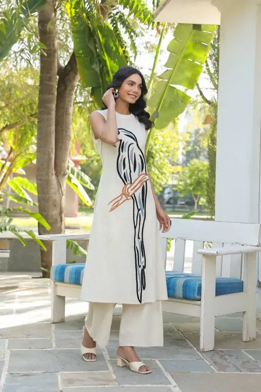 Parrot Whisper Cotton Flex Co-ord Set