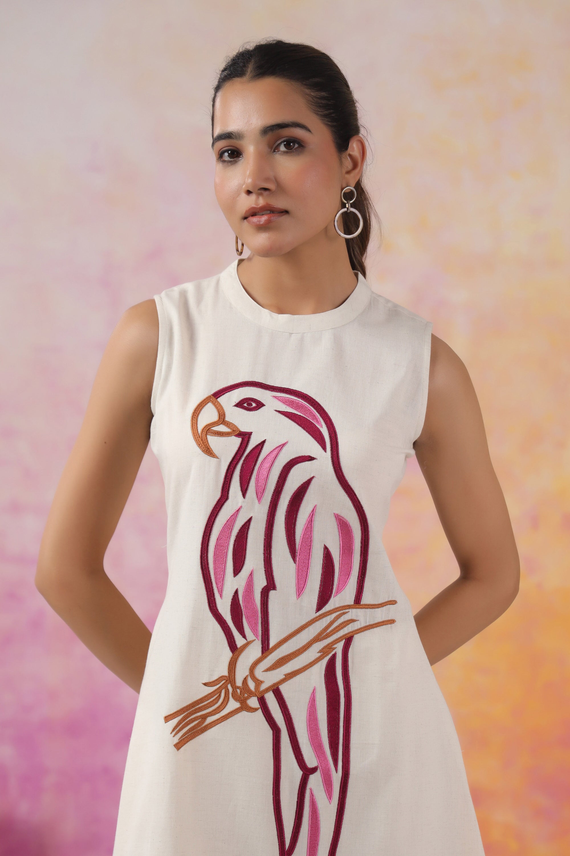 Off-White Artline Printed Cotton Flex Co-ord Set