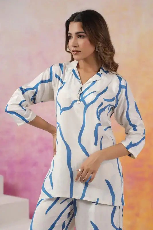 Ocean Drift Russian Silk Co-ord Set
