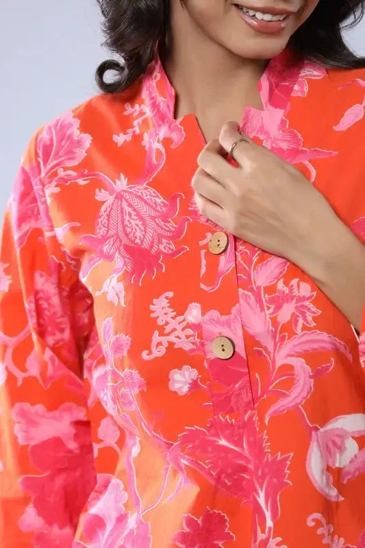 Citrus Blossom Cotton Co-ord Set