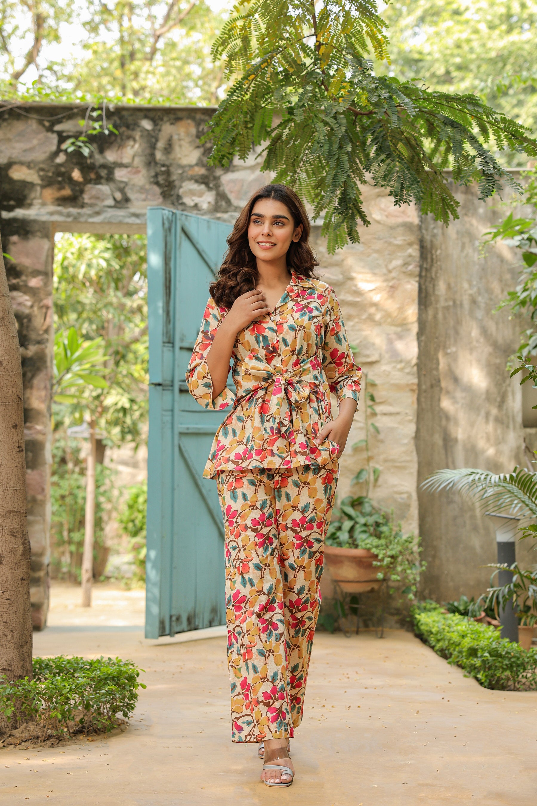 Renaissance Floral Cotton Co-ord Set