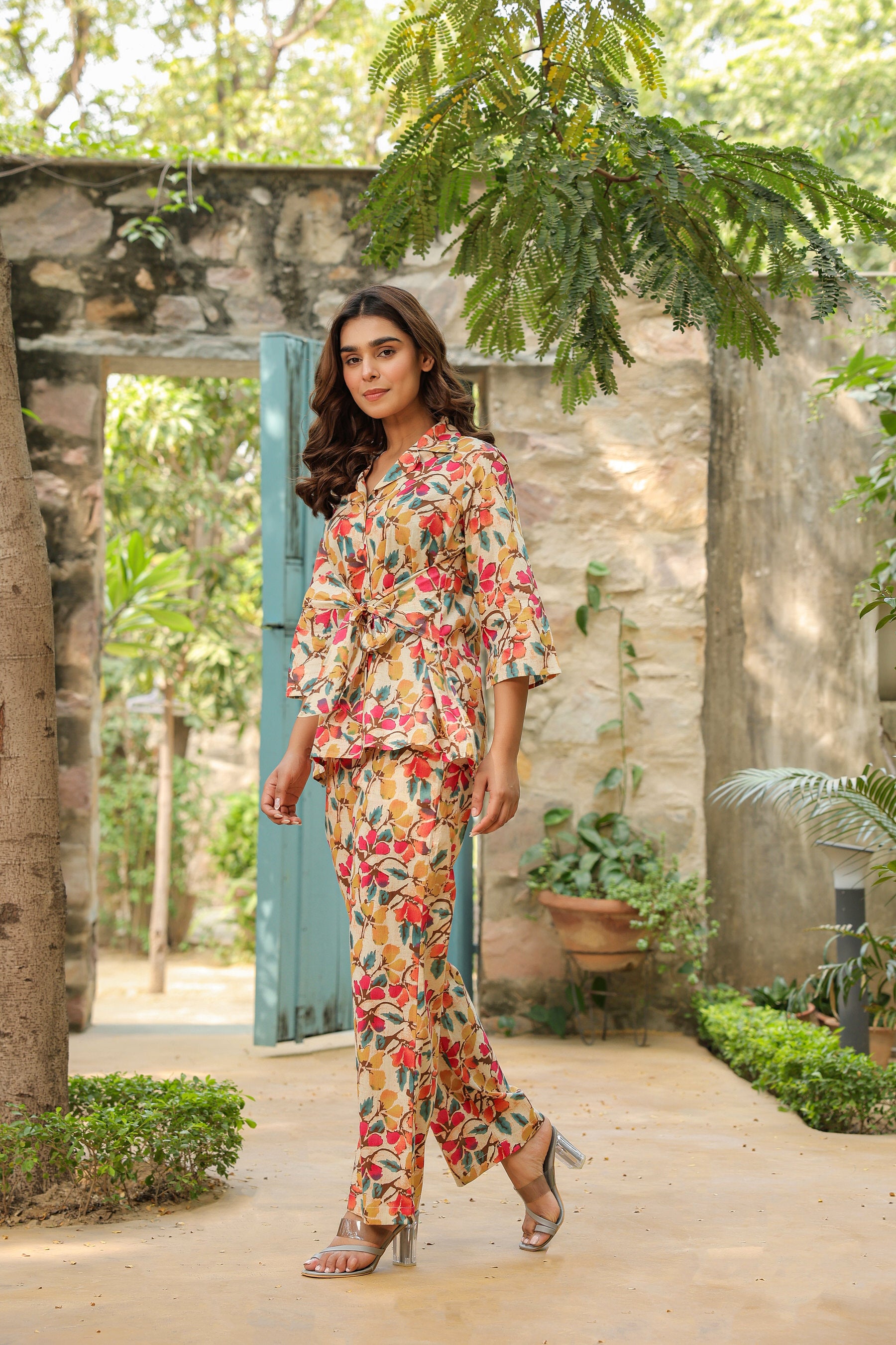 Renaissance Floral Cotton Co-ord Set