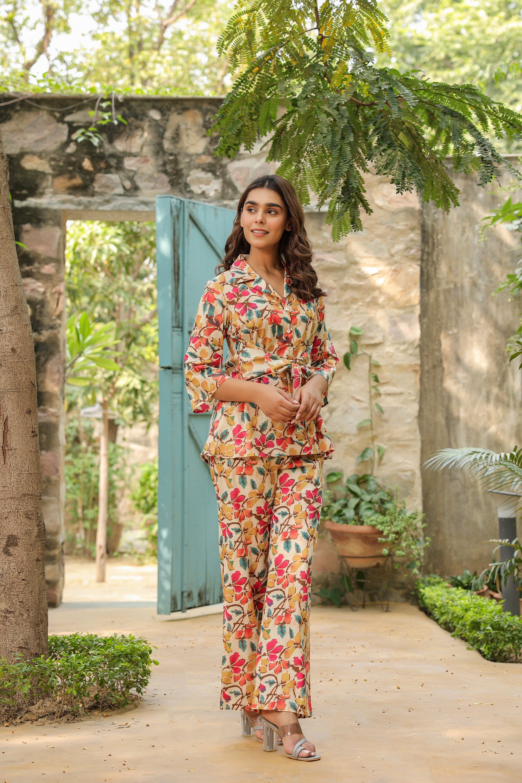 Renaissance Floral Cotton Co-ord Set