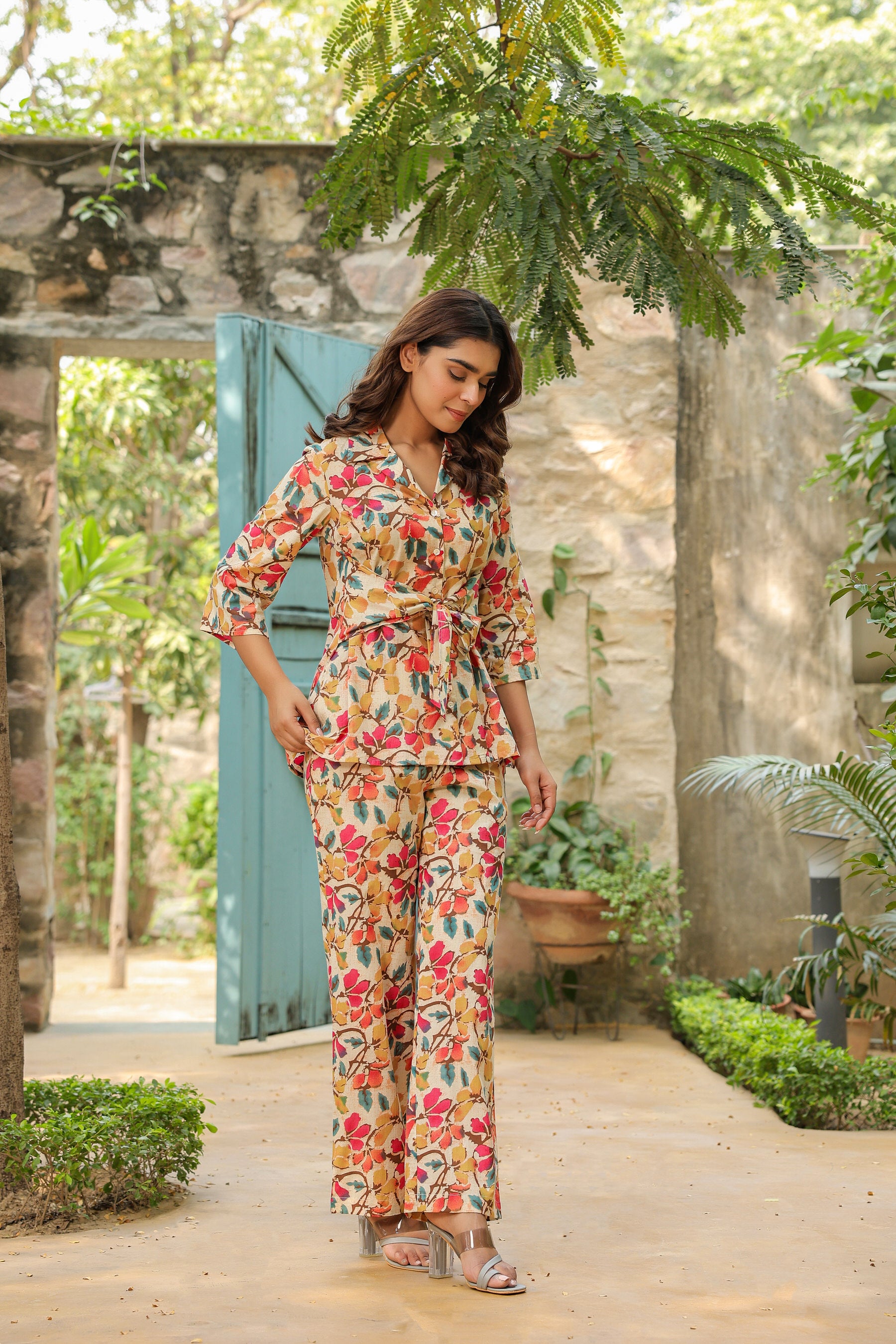 Renaissance Floral Cotton Co-ord Set