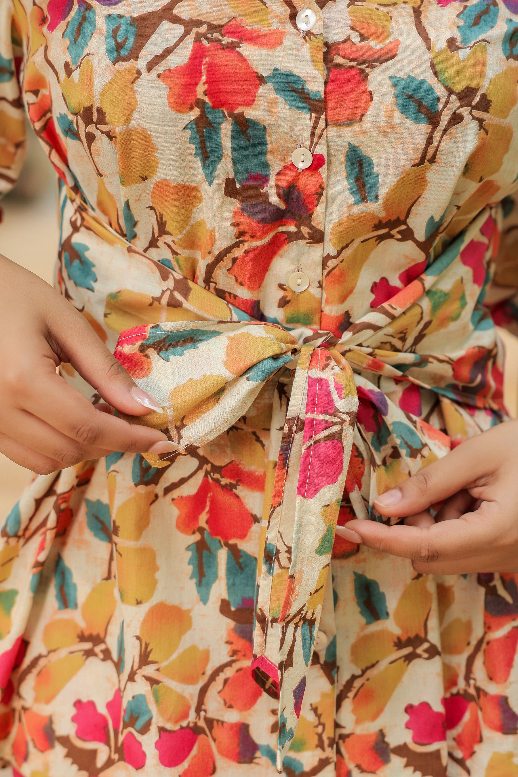 Renaissance Floral Cotton Co-ord Set
