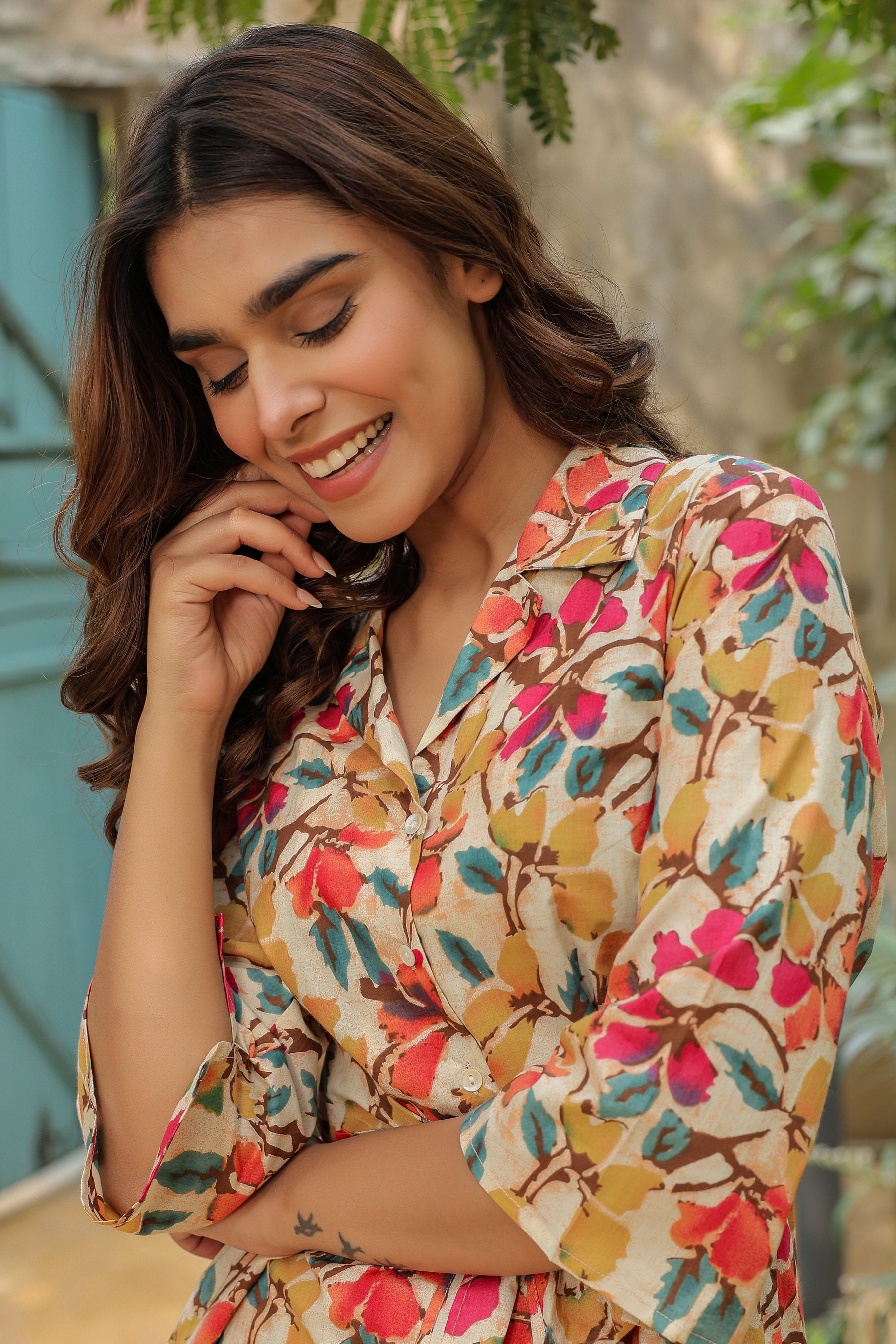 Renaissance Floral Cotton Co-ord Set