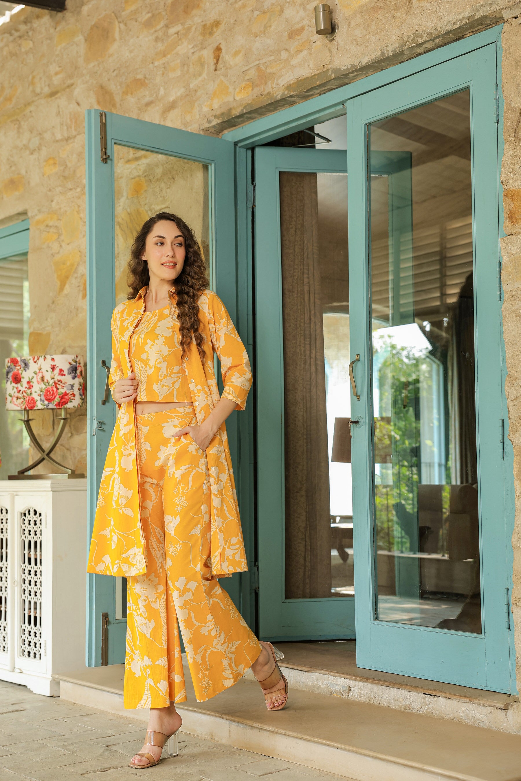 Honeybee Harmony Three Piece Cotton Co-ord Set