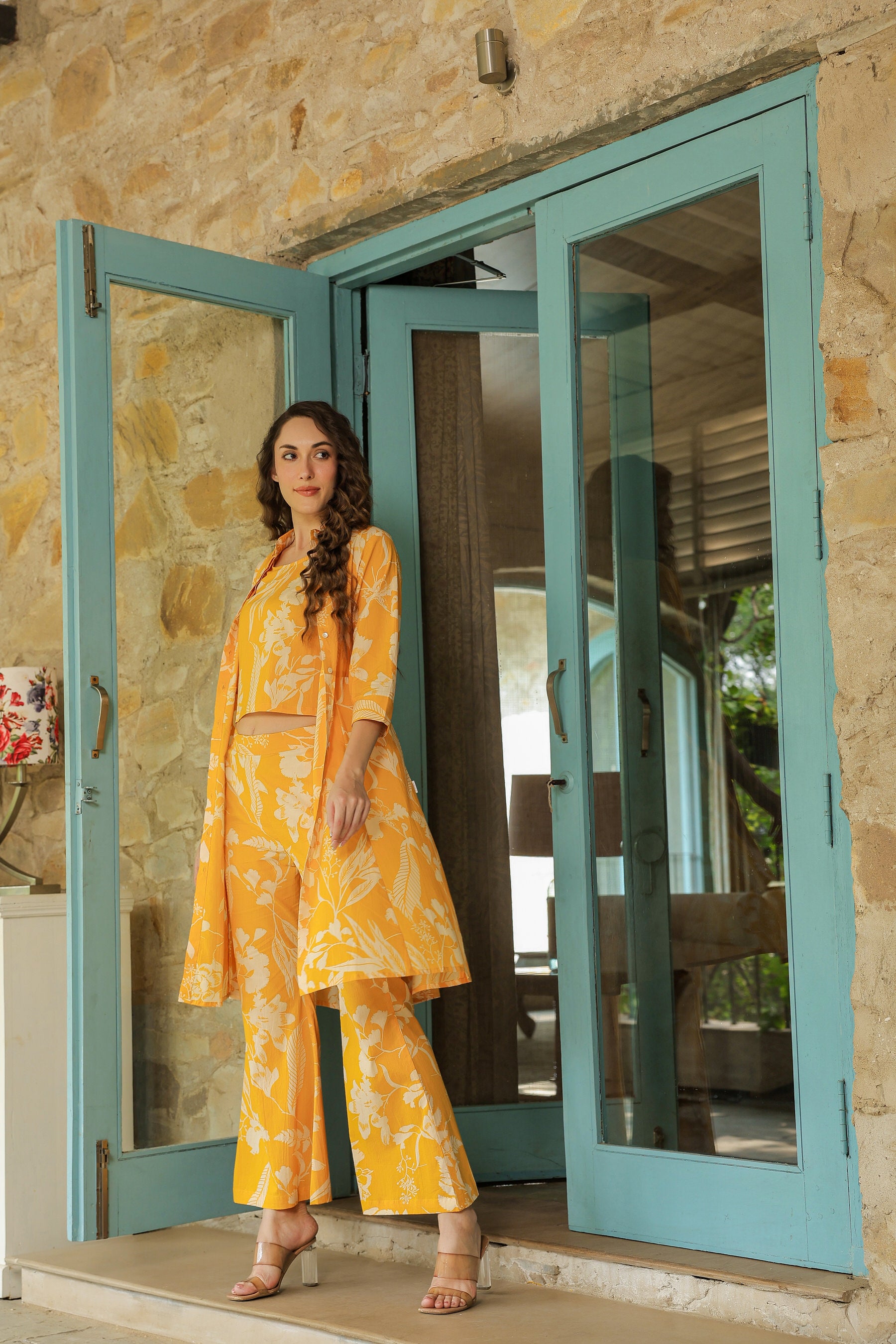 Honeybee Harmony Three Piece Cotton Co-ord Set