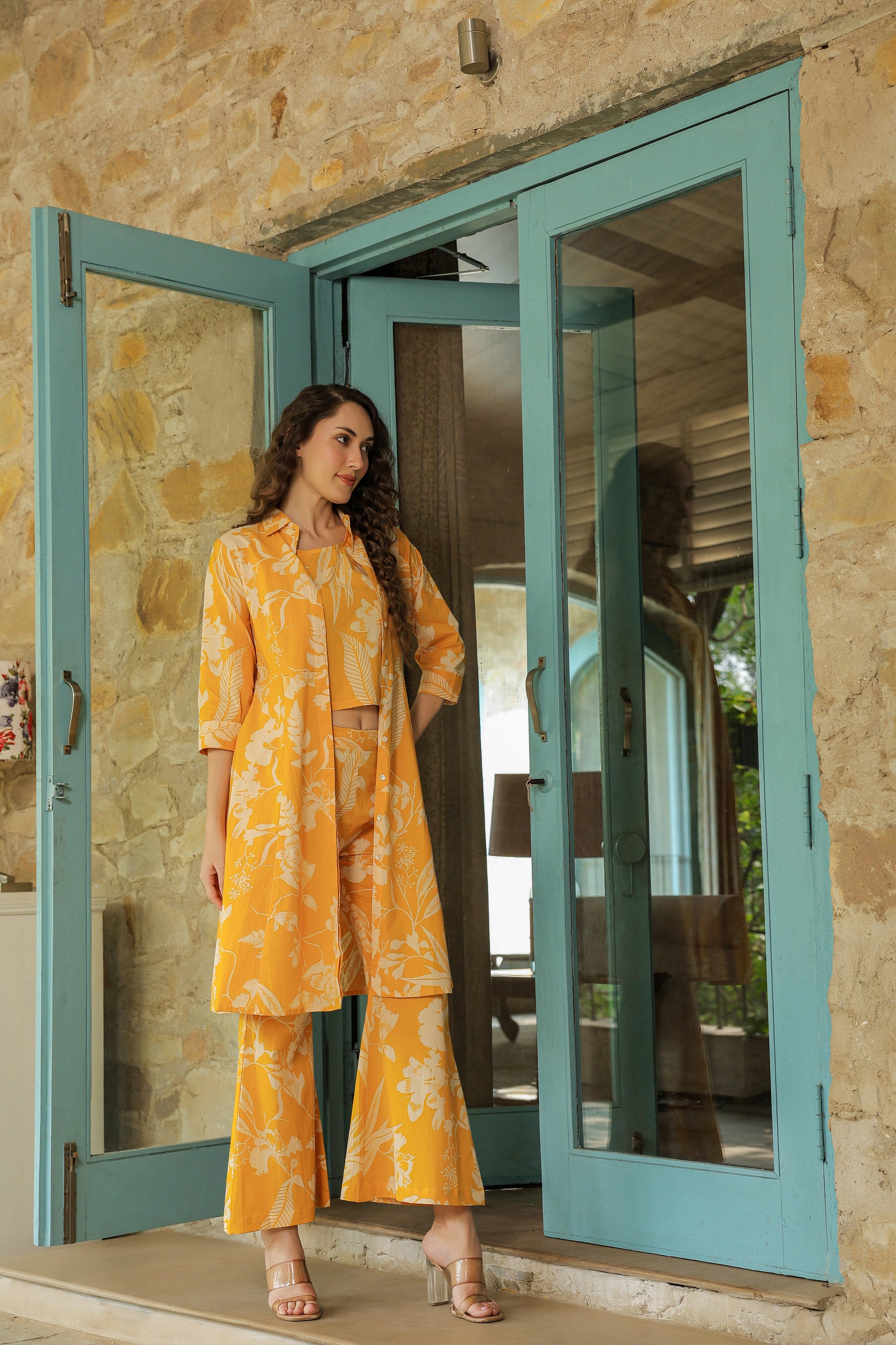 Honeybee Harmony Three Piece Cotton Co-ord Set
