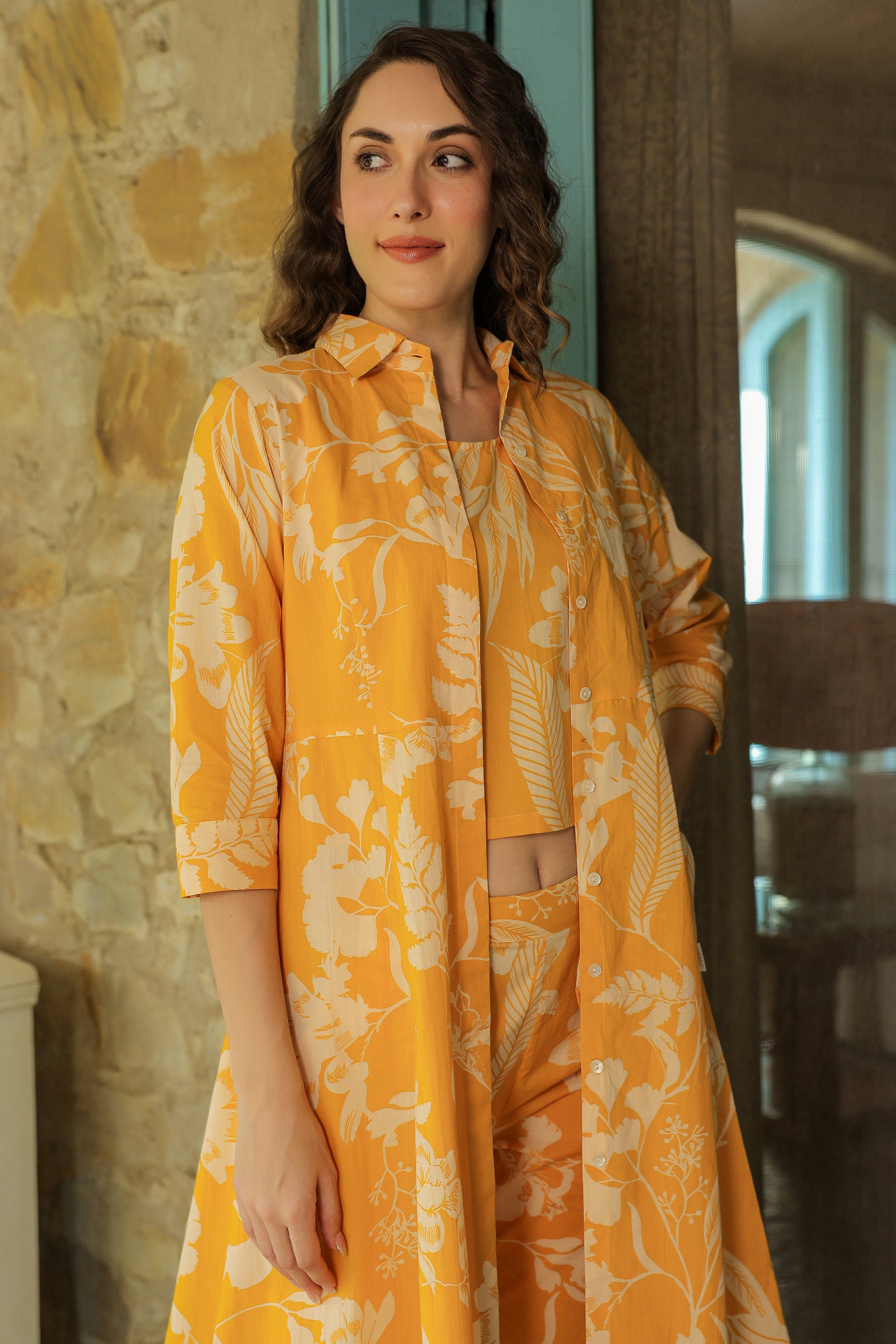 Honeybee Harmony Three Piece Cotton Co-ord Set