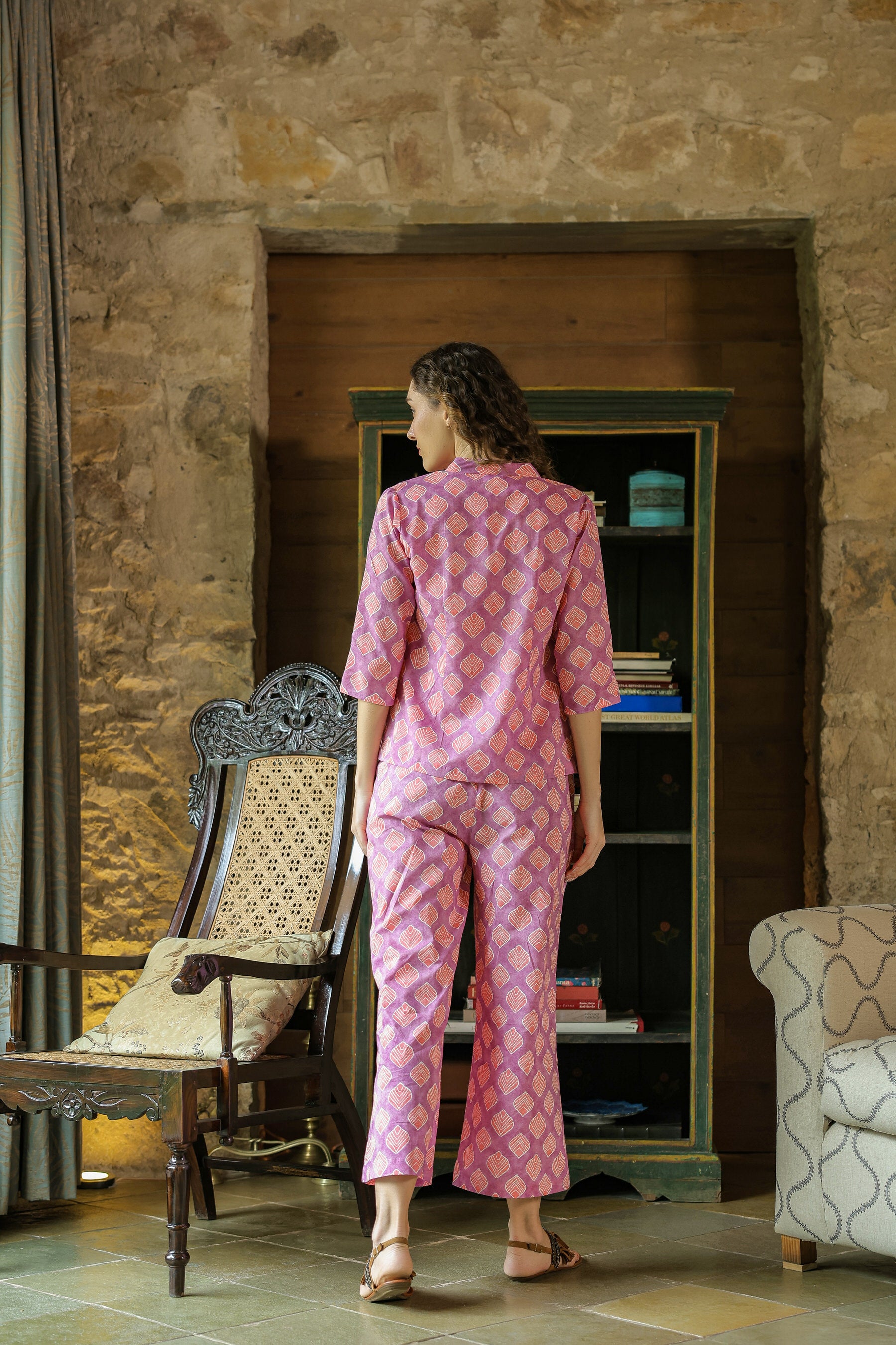 Mimosa Delight Three Piece Cotton Set