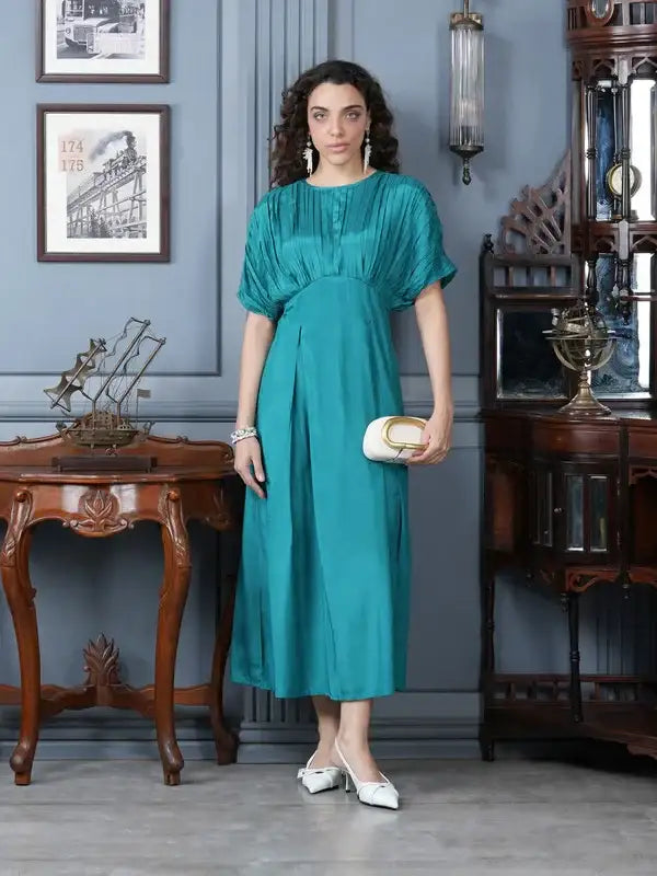 russian silk dress Rust Mirage Russian Silk Dress