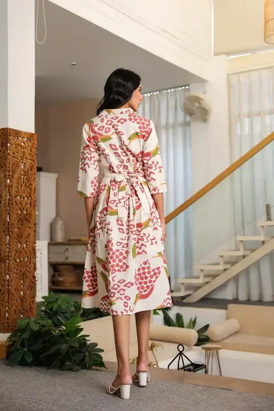 Mosaic Savanna Safari Cotton Flex Dress