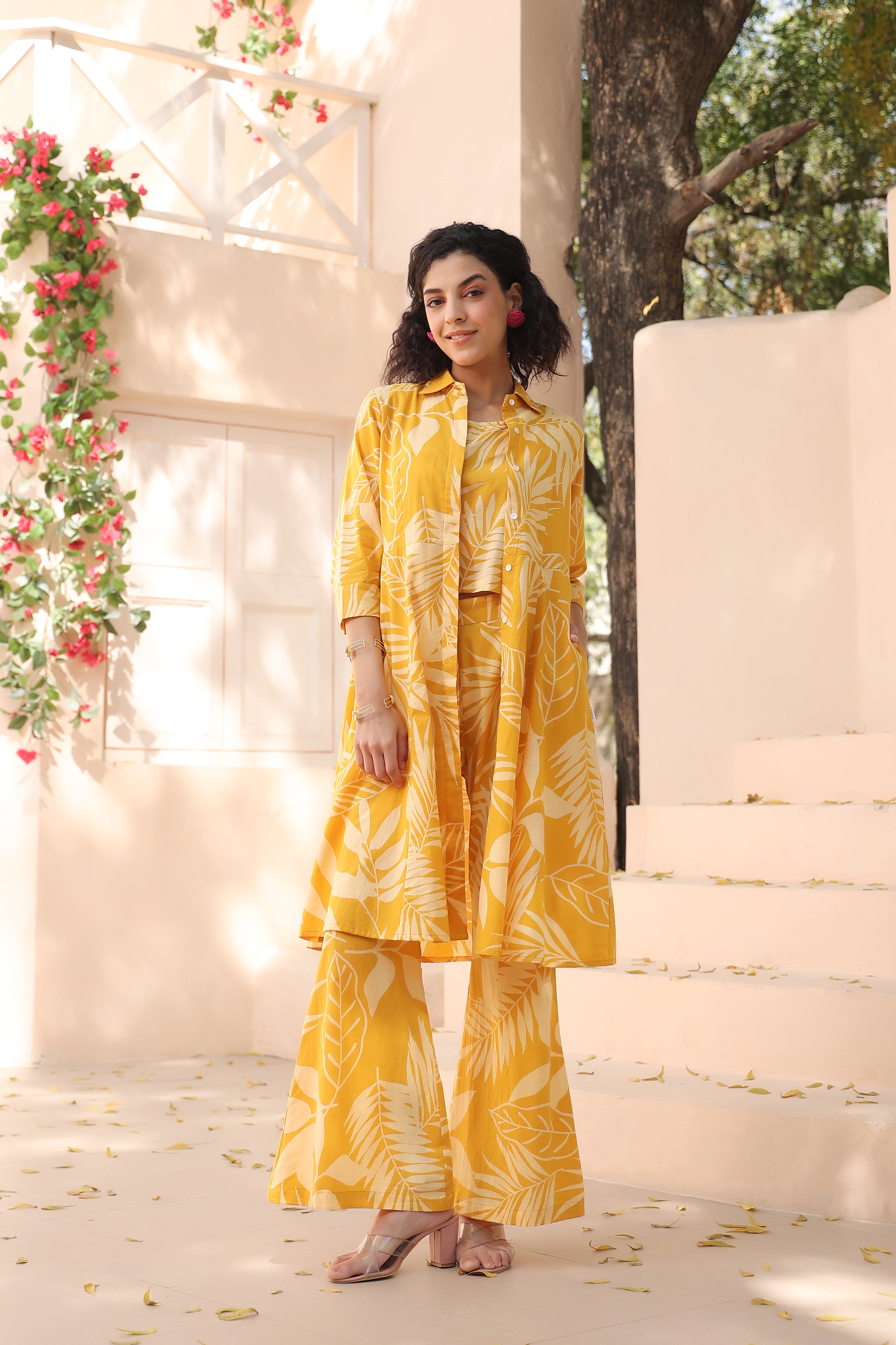 Emberglow Three Piece Cotton Co-ord Set