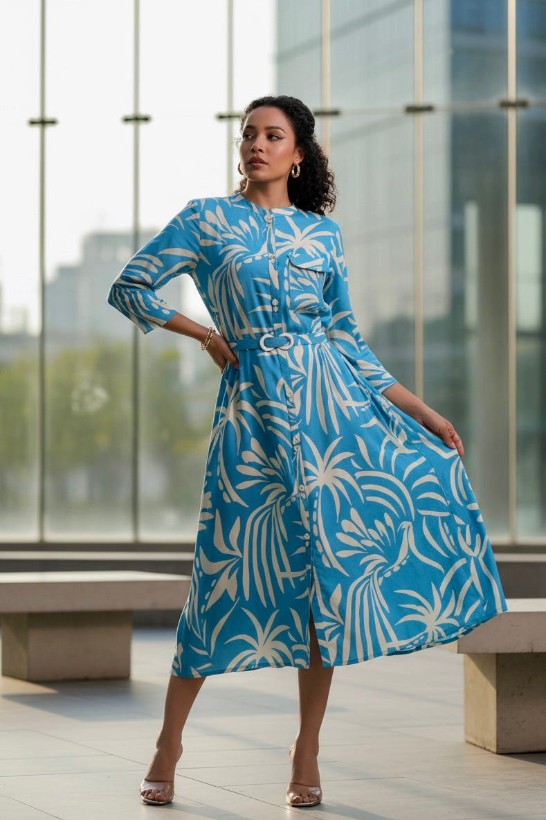 blue lagoon dress Jasmine Dress