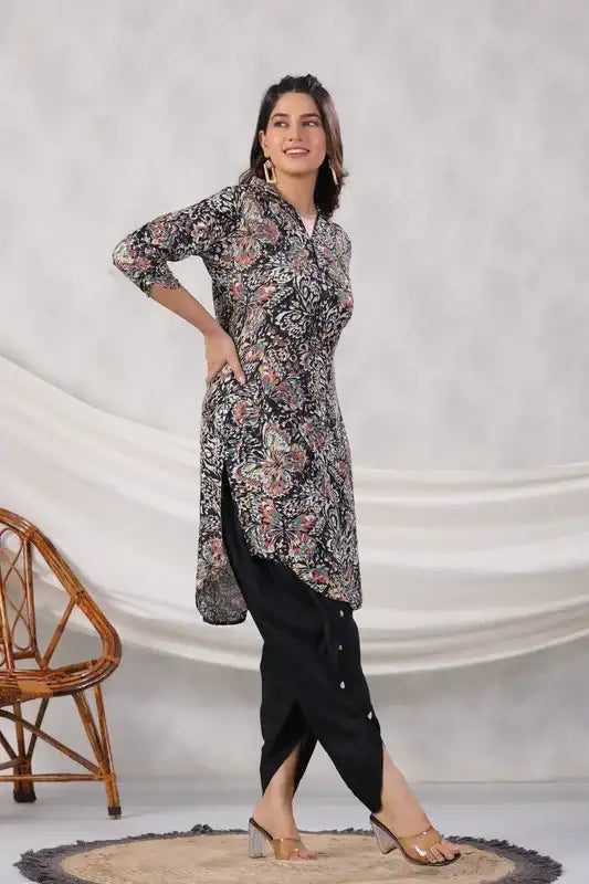 Monochrome Muse Russian Silk Co-ord Set