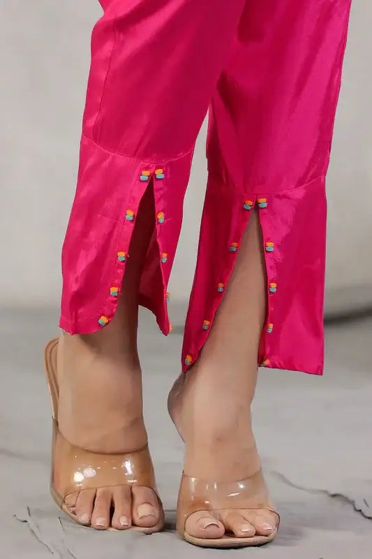 Vibrant Haze Russian Silk Co-ord Set