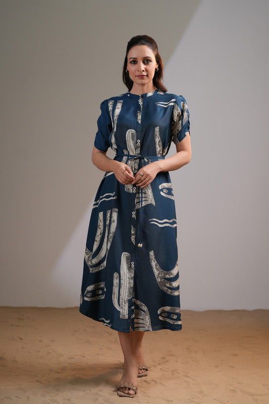 Dewy Mist Russian Silk Dress