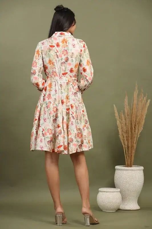 Blossom Breeze Russian Silk Dress