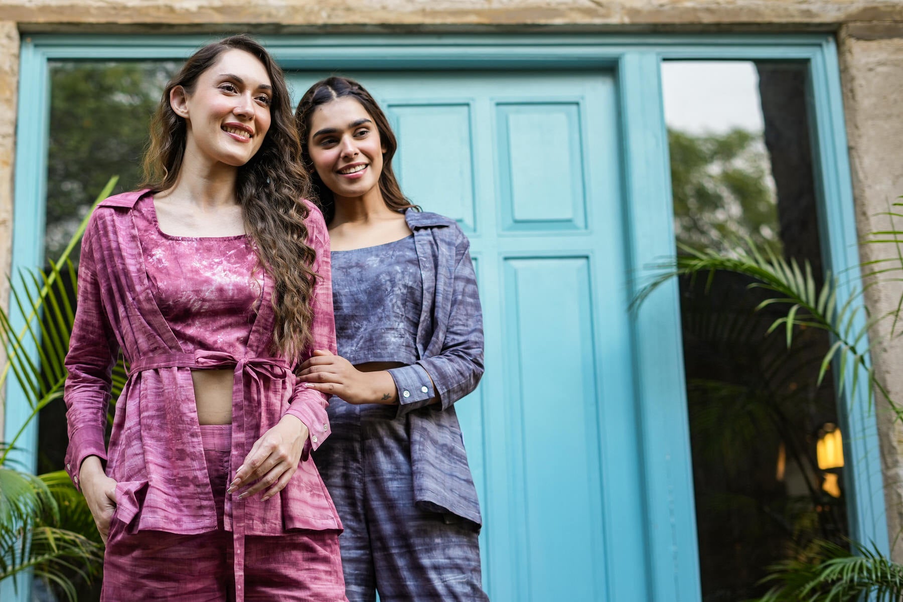 Plum passion three piece Cotton Co-ord set