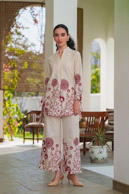Floral Shell Cotton Flex Co-ord Set