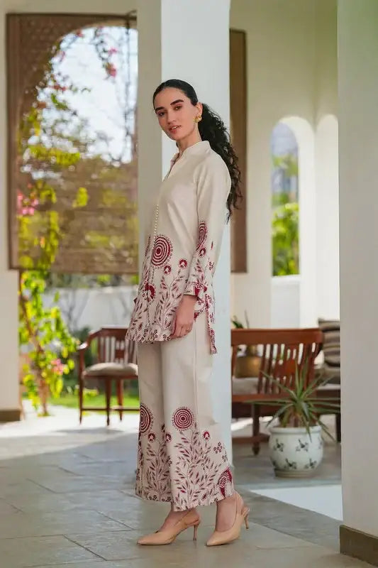 Floral Shell Cotton Flex Co-ord Set