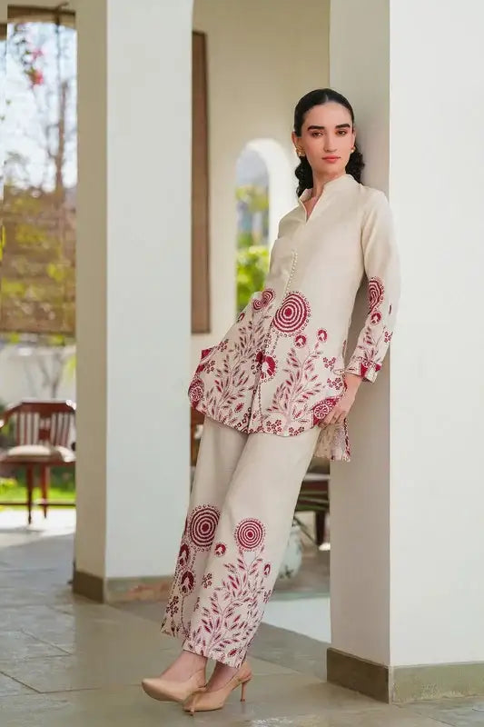 Floral Shell Cotton Flex Co-ord Set