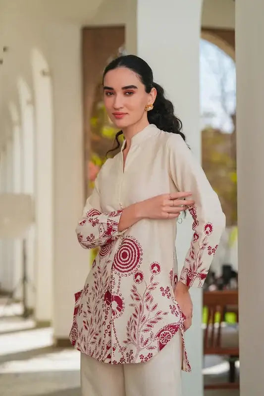 Floral Shell Cotton Flex Co-ord Set