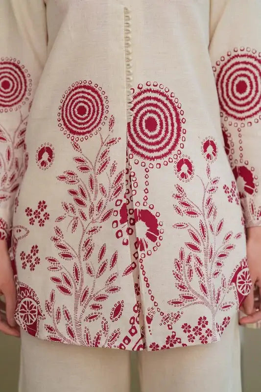 Floral Shell Cotton Flex Co-ord Set