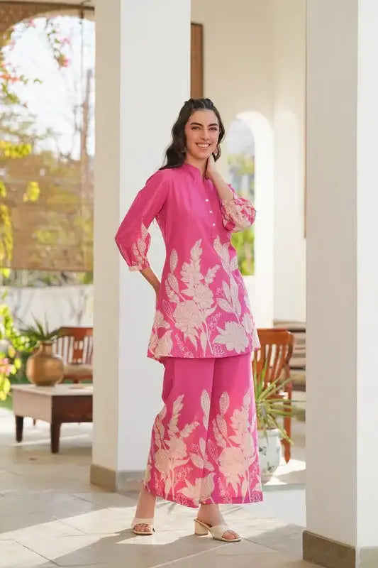Blush Whimsy Cotton Co-ord Set
