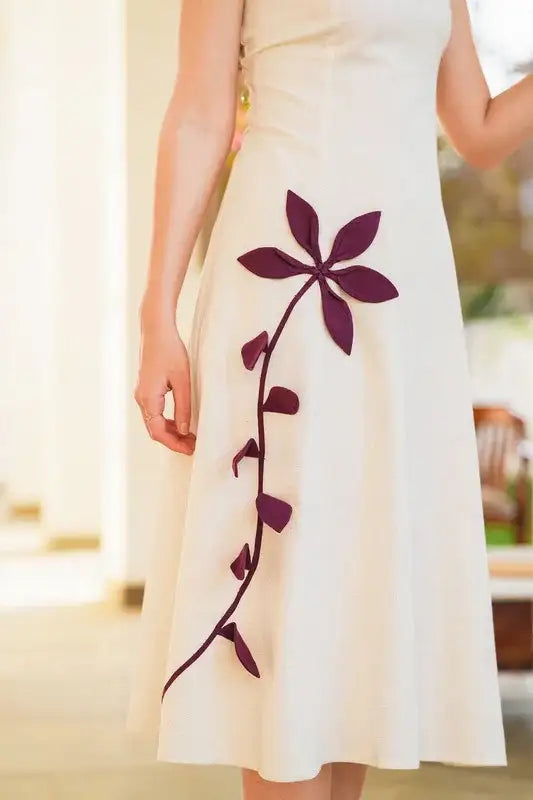Floral Whisper Cotton Flex Dress