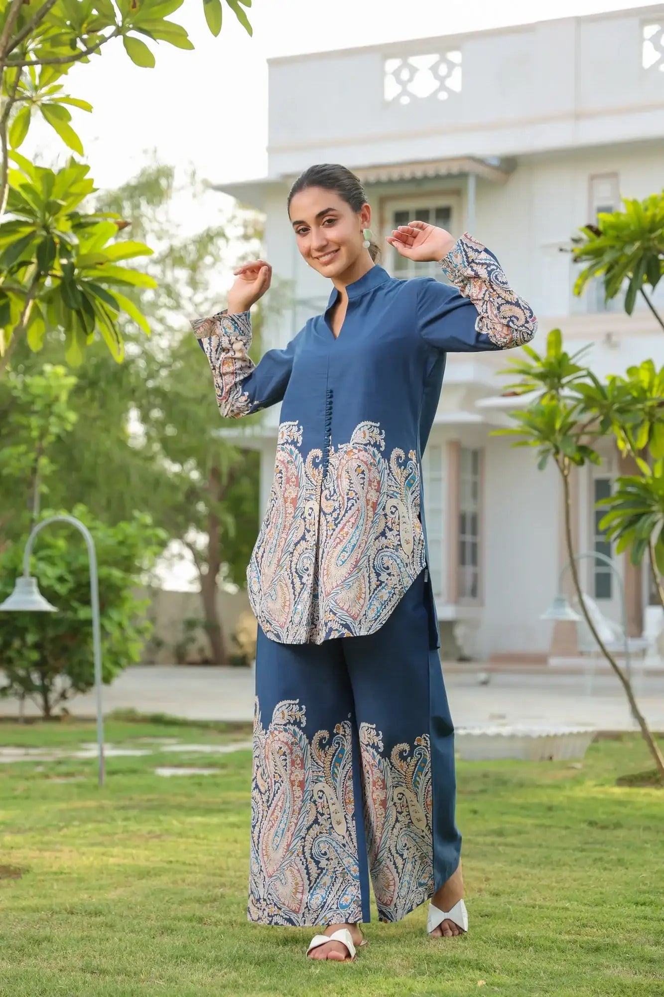 Tropical Breeze Cotton Co-ord set