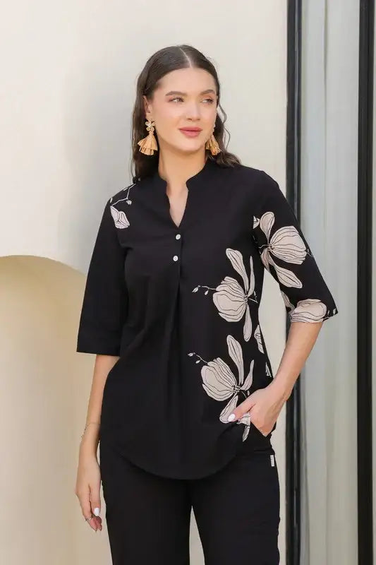 Moonlit Noir Cotton Co-ord Set
