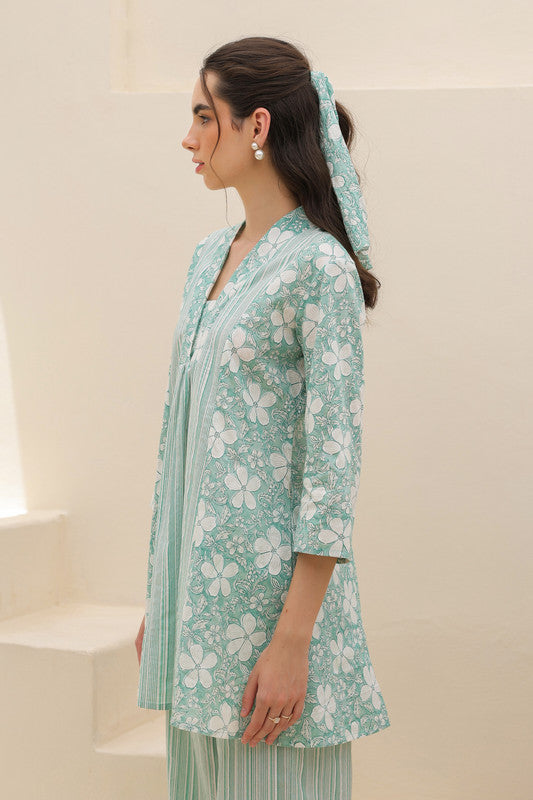 Ocean Haze Cotton Co-ord Set