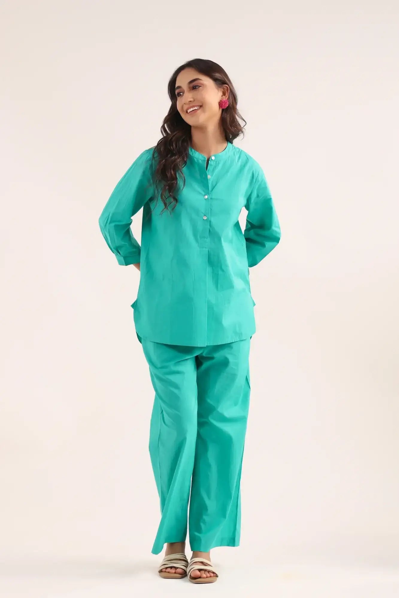 Seafoam Serenity Cotton Co-ord Set