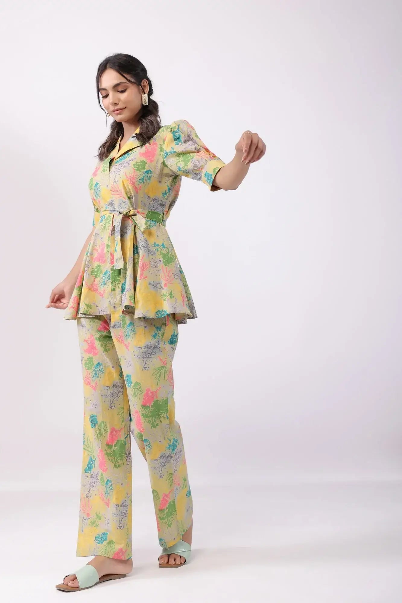 Radiant Veins Cotton Co-ord Set
