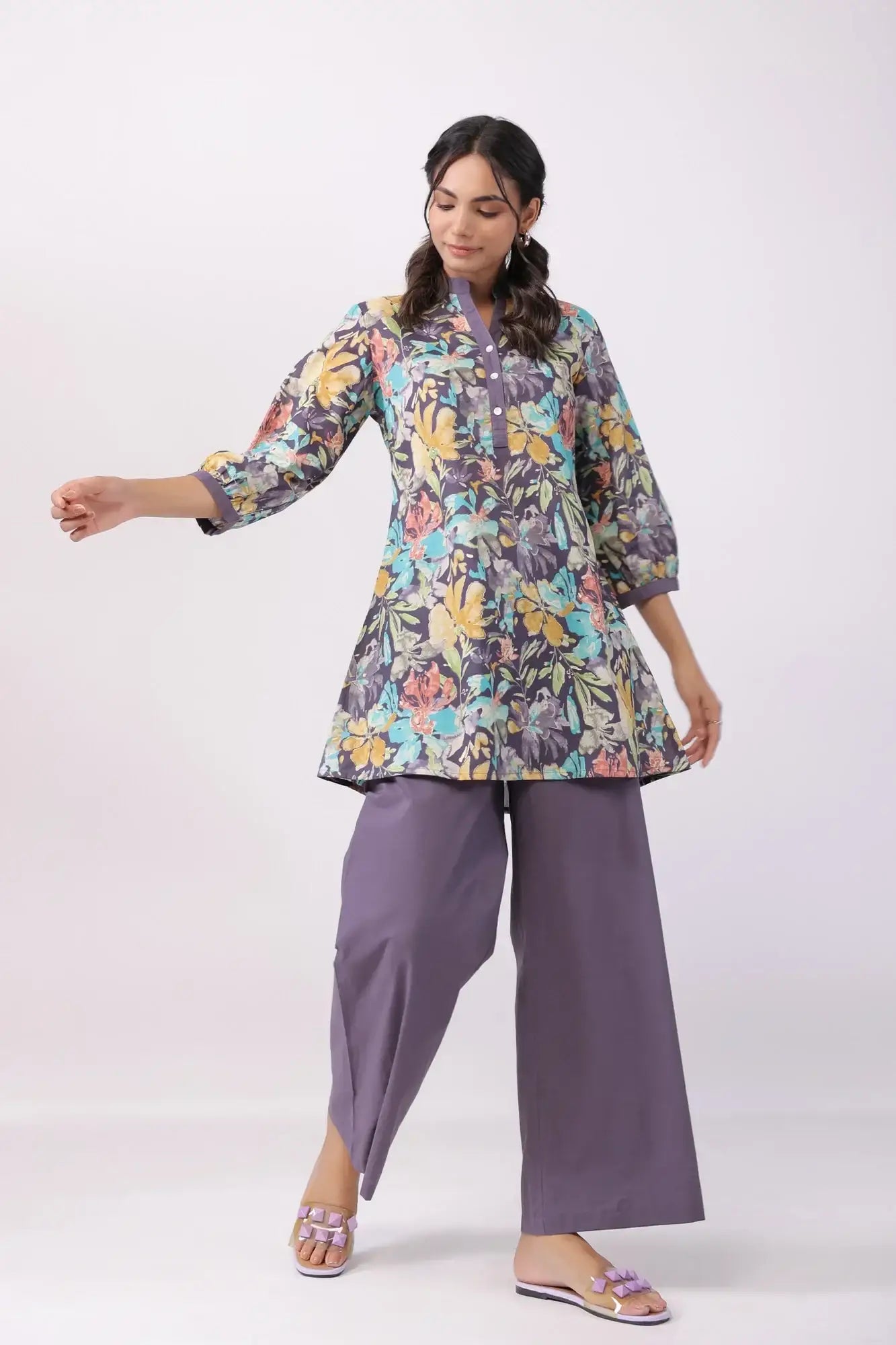 Lilac Zen Cotton Co-ord Set