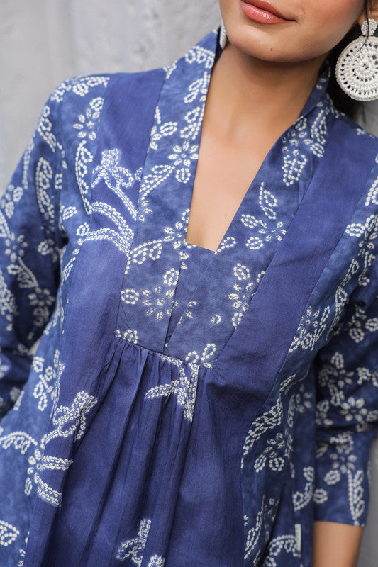Indigo Breeze Cotton Co-ord Set