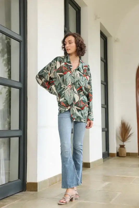 Nature’s Whisper Russian silk Shirt