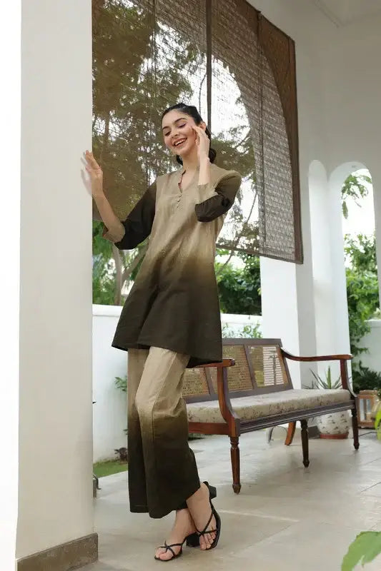 Dessert Ombre Cotton Co-ord Set