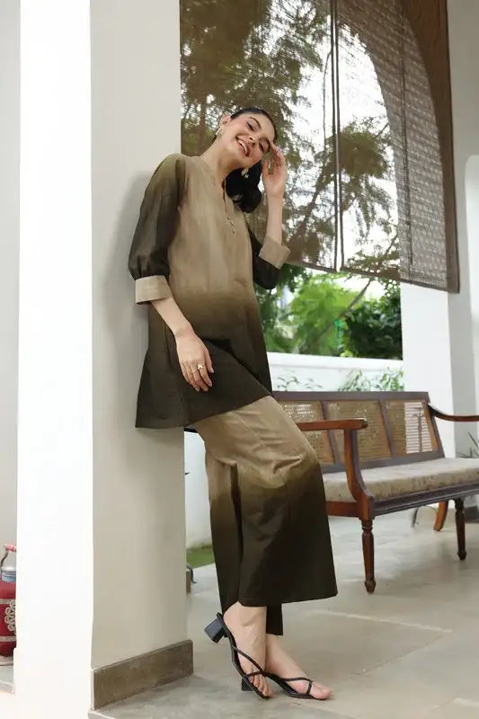 Dessert Ombre Cotton Co-ord Set