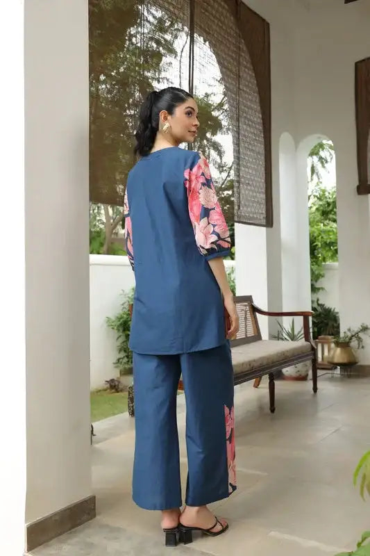 Nautical Rose Cotton Co-ord Set