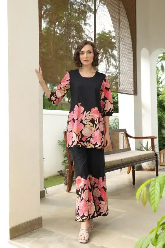 Pink Mirage Cotton Co-ord Set