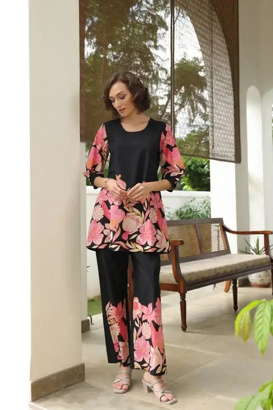 Pink Mirage Cotton Co-ord Set