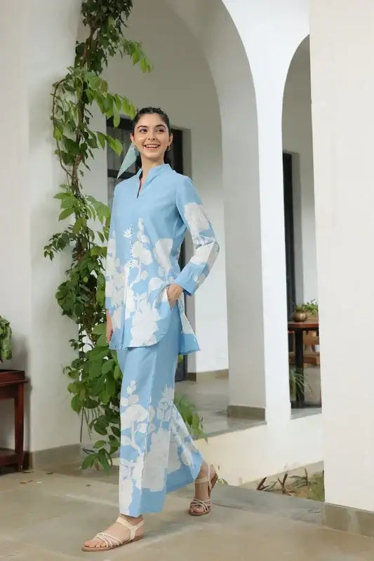 Cloud Light Cotton Co-ord Set