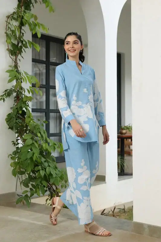 Cloud Light Cotton Co-ord Set