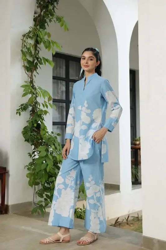 Cloud Light Cotton Co-ord Set