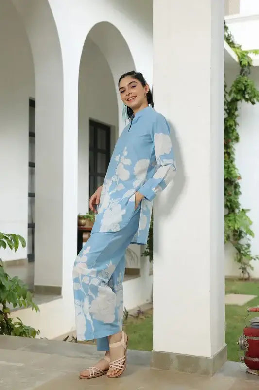 Cloud Light Cotton Co-ord Set