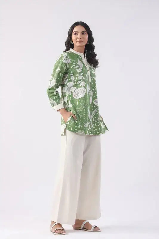 Moss Green Cotton Co-ord Set